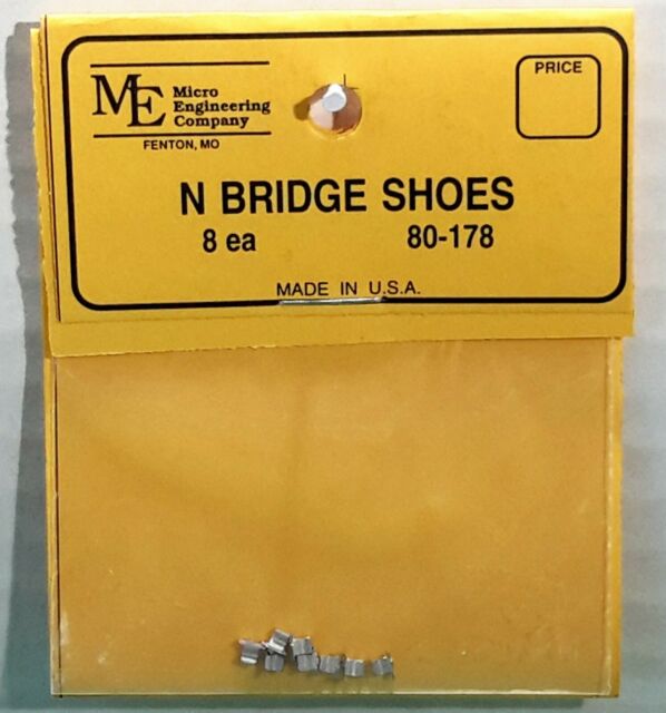 N Scale - Micro Engineering - 80-178 - Bridge Shoes - Undecorated