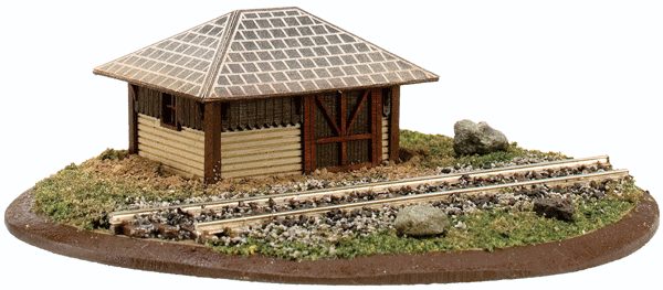 N Scale - Atlas - 4001014   - Trackside Structures - Railroad Structures - Section House