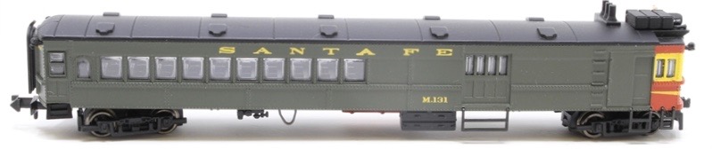N Scale - Bachmann - 81456 - Railcar, Gas-Electric, Doodlebug - Santa Fe - M.131