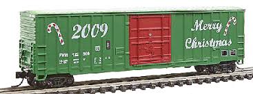 N Scale - Fox Valley - 8909 - Boxcar, 50 Foot, FMC, 5347 - Merry Christmas - 122509