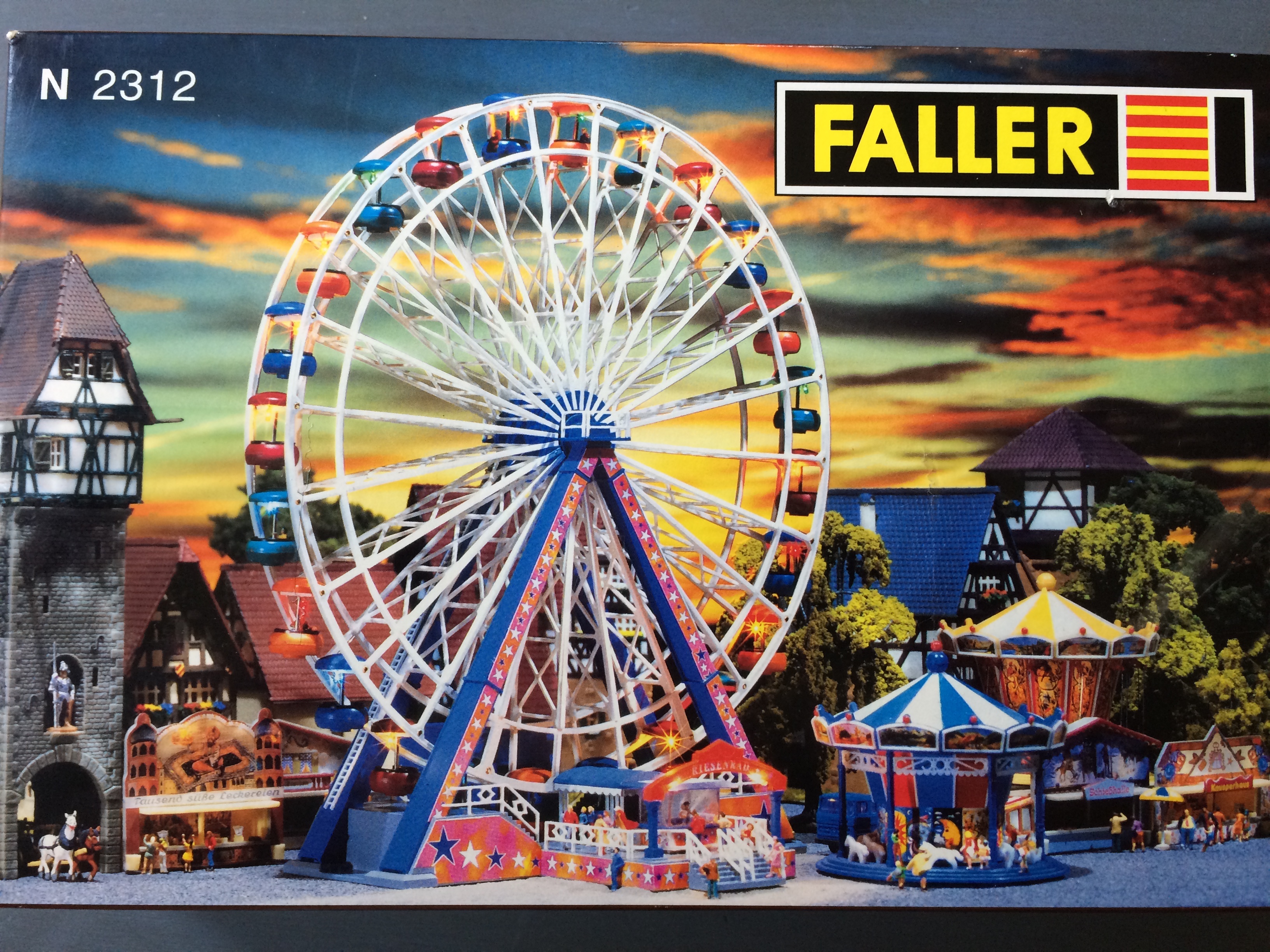 N Scale - Faller - 242312 - Ferris Wheel - Commercial Structures