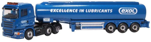 Blue EXOL N Scale Truck Tanker vehicle