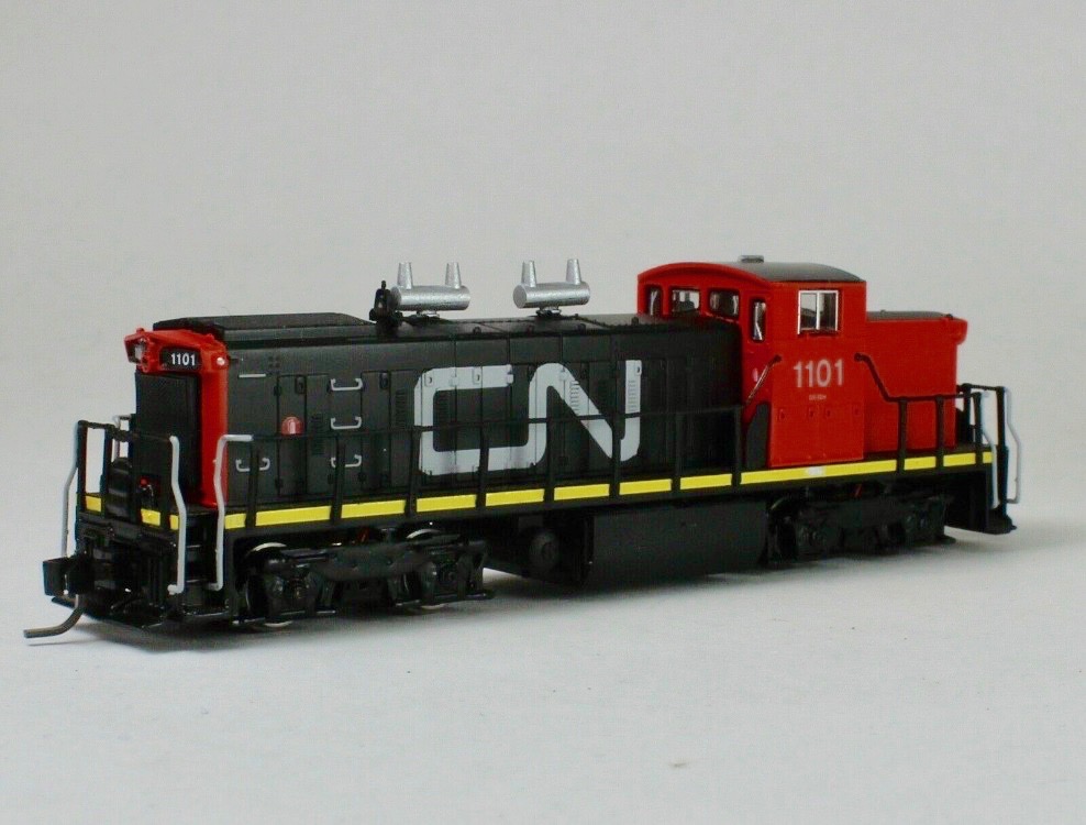 N Scale - Rapido Trains - 70045 - Locomotive, Diesel, GMD GMD1 - Canadian National - 1101