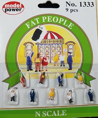 Model Power N Scale # 1333 Fat People New In The Package