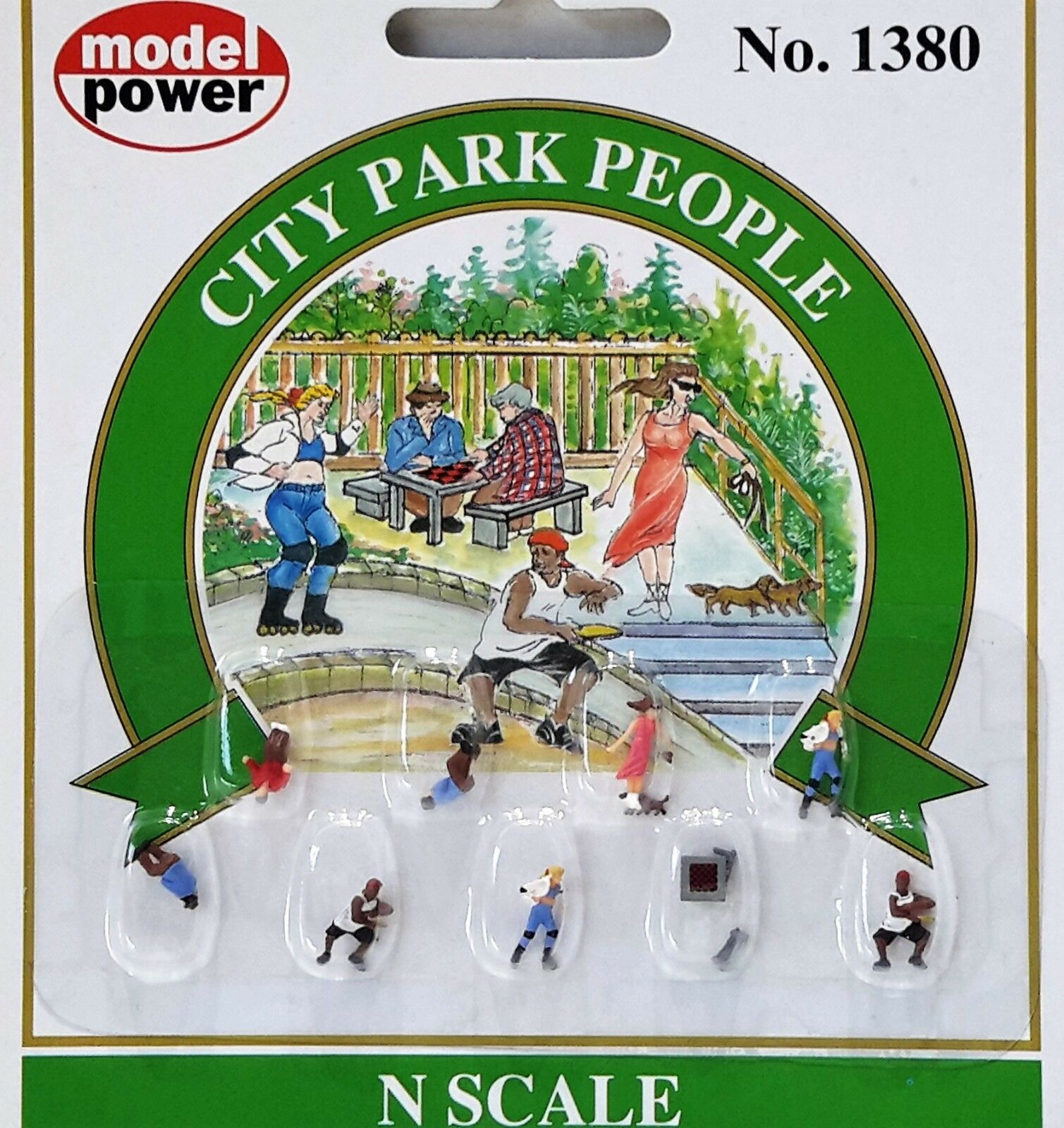 N Scale - Model Power - 1380 - City Park People - People