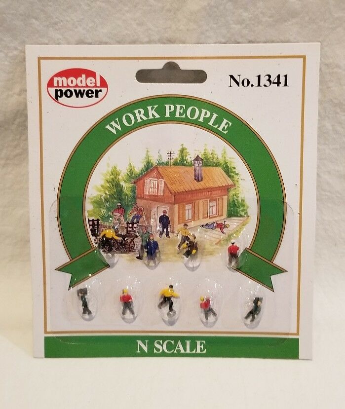 N Scale - Model Power - 1341 - Work People - People