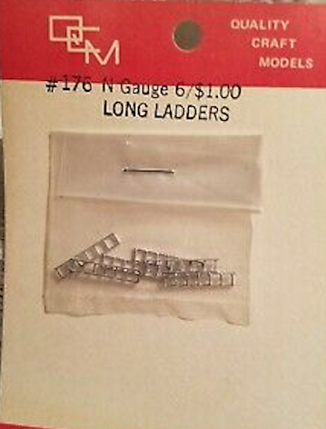 N Scale - Quality Craft Models - 176 - Ladders - Undecorated