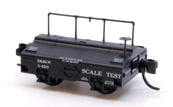 N Scale - Micro-Trains - 121 00 170 - Maintenance of Way Equipment, Scale Test Car - Rio Grande - X-450