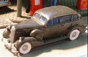 N Scale - GHQ Models - 57001 - 1936 Buick 4-Door Sedan - Undecorated