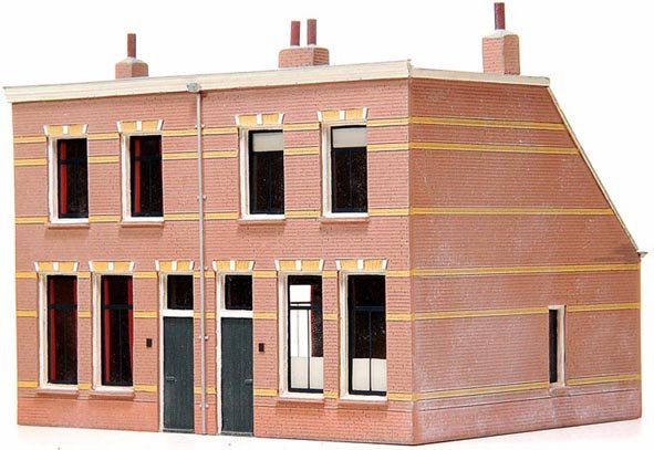 N Scale - Artitec - 14.145 - City Houses - 1920 - Undecorated