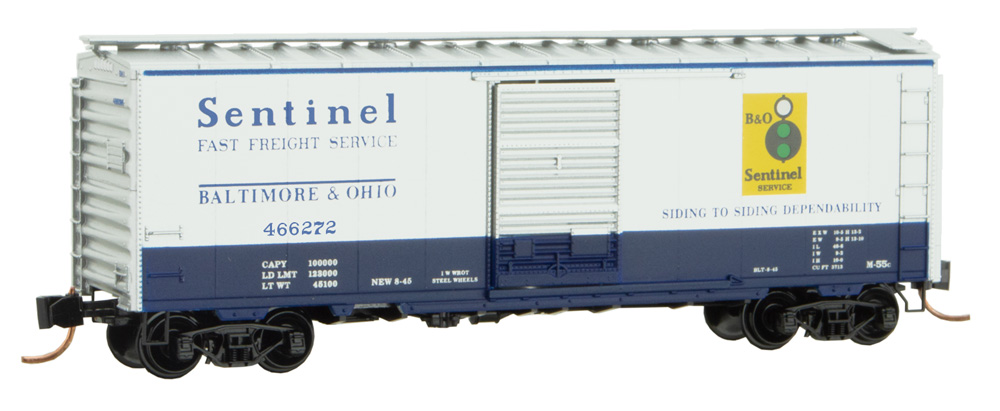N Scale - Micro-Trains - 020 53 256 - Boxcar, 40 Foot, PS-1 - Baltimore & Ohio - 466272