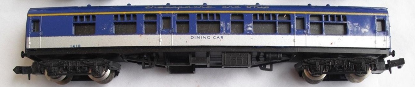 N Scale - Lima - 374 - Passenger Car, British Rail, Mark 1 Coach - Chesapeake & Ohio - 1410
