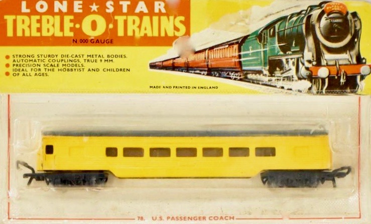 N Scale - Lone Star - EL.78 - Passenger Car, North America Coach - Painted/Unlettered