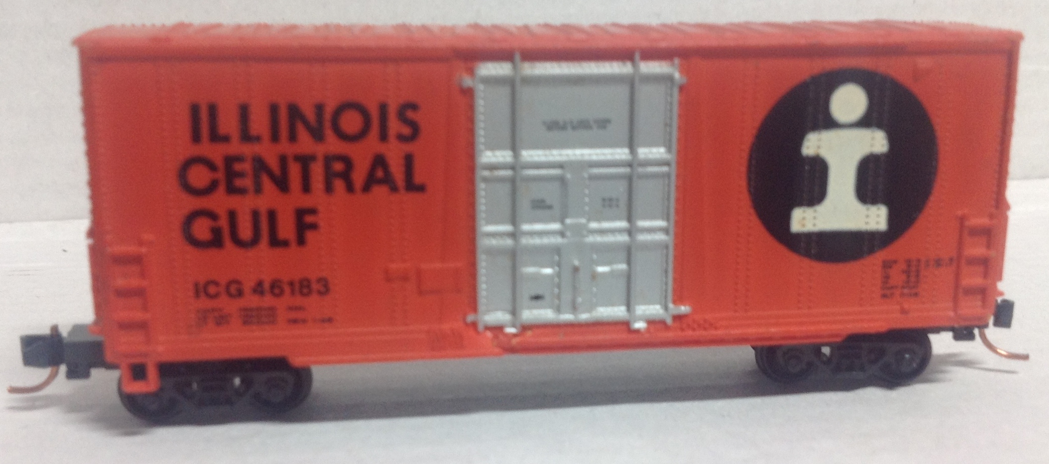 N Scale - Bachmann - UNKNOWN - Boxcar, 40 Foot, Hi-Cube - Illinois Central - 46183