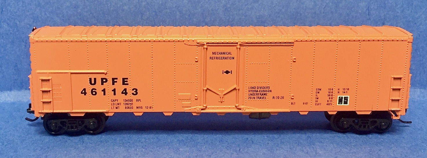 N Scale - Aztec - UPFE2012-05 - Reefer, 50 Foot, Mechanical - Pacific Fruit Express - 461143