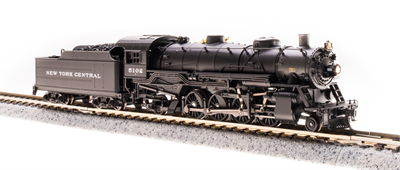 N Scale - Broadway Limited - 5976 - Locomotive, Steam, 2-8-2 Light Mikado - New York Central - 5102