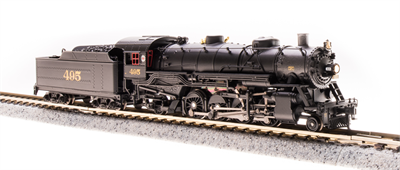 N Scale - Broadway Limited - 5982 - Locomotive, Steam, 2-8-2 Light Mikado - Seaboard Air Line - 495