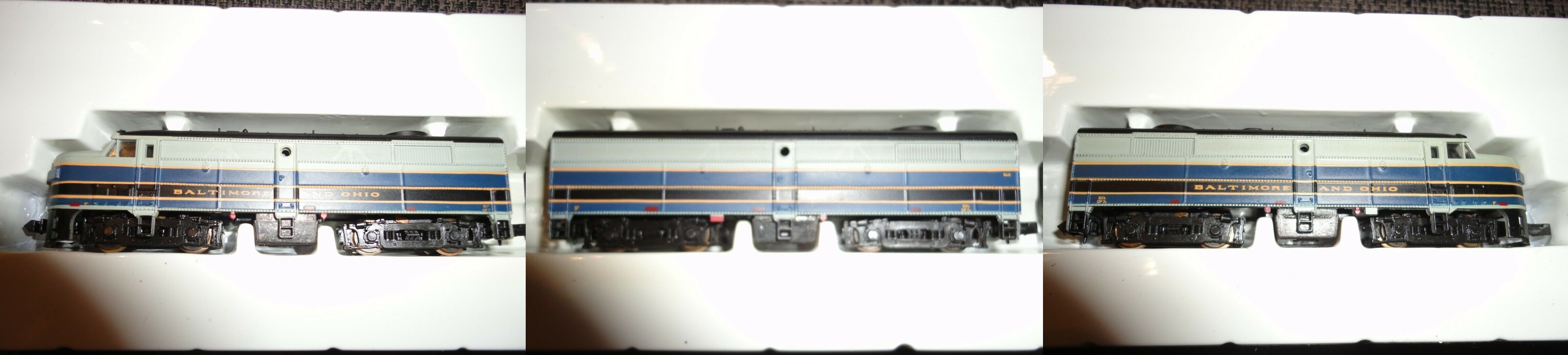 N Scale - Brawa - 1042 - Locomotive, Diesel, Alco FA/FB - Baltimore & Ohio - 837, 837a, 837b