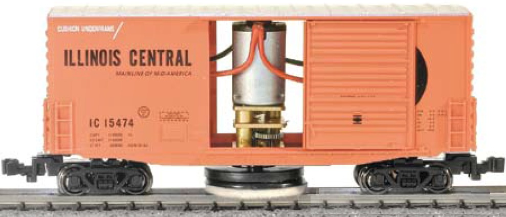 N Scale - MNP - NTC-N003 - Boxcar, 40 Foot, Track Cleaning Car - Illinois Central - 15474