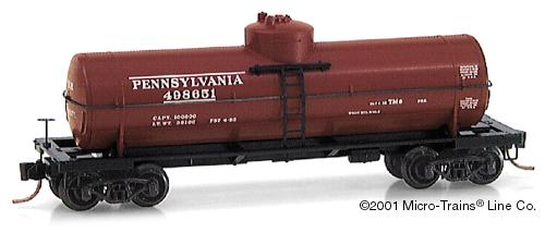 N Scale - Micro-Trains - 065 00 230 - Tank Car, Single Dome, 39 Foot - Pennsylvania - 498647