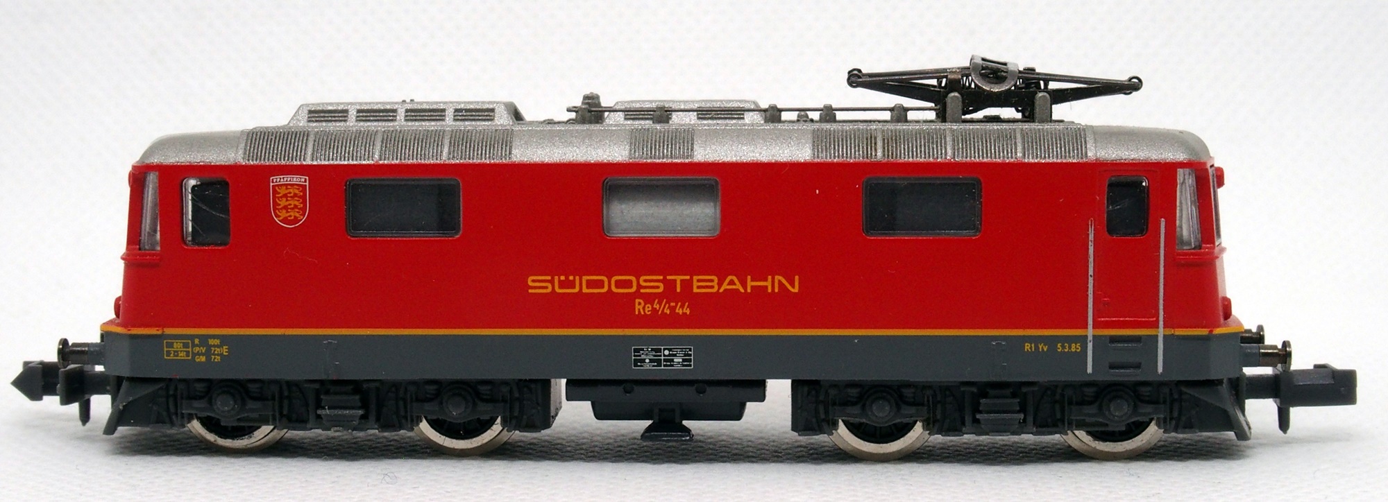 N Scale - De Agostini - Ferrovia del Gottardo-A - Locomotive, Electric, Re 4/4 II - Südostbahn - 44