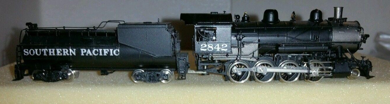 N Scale - Key - 115 - Locomotive, Steam, 2-8-0 Consolidation - Southern Pacific - 2842