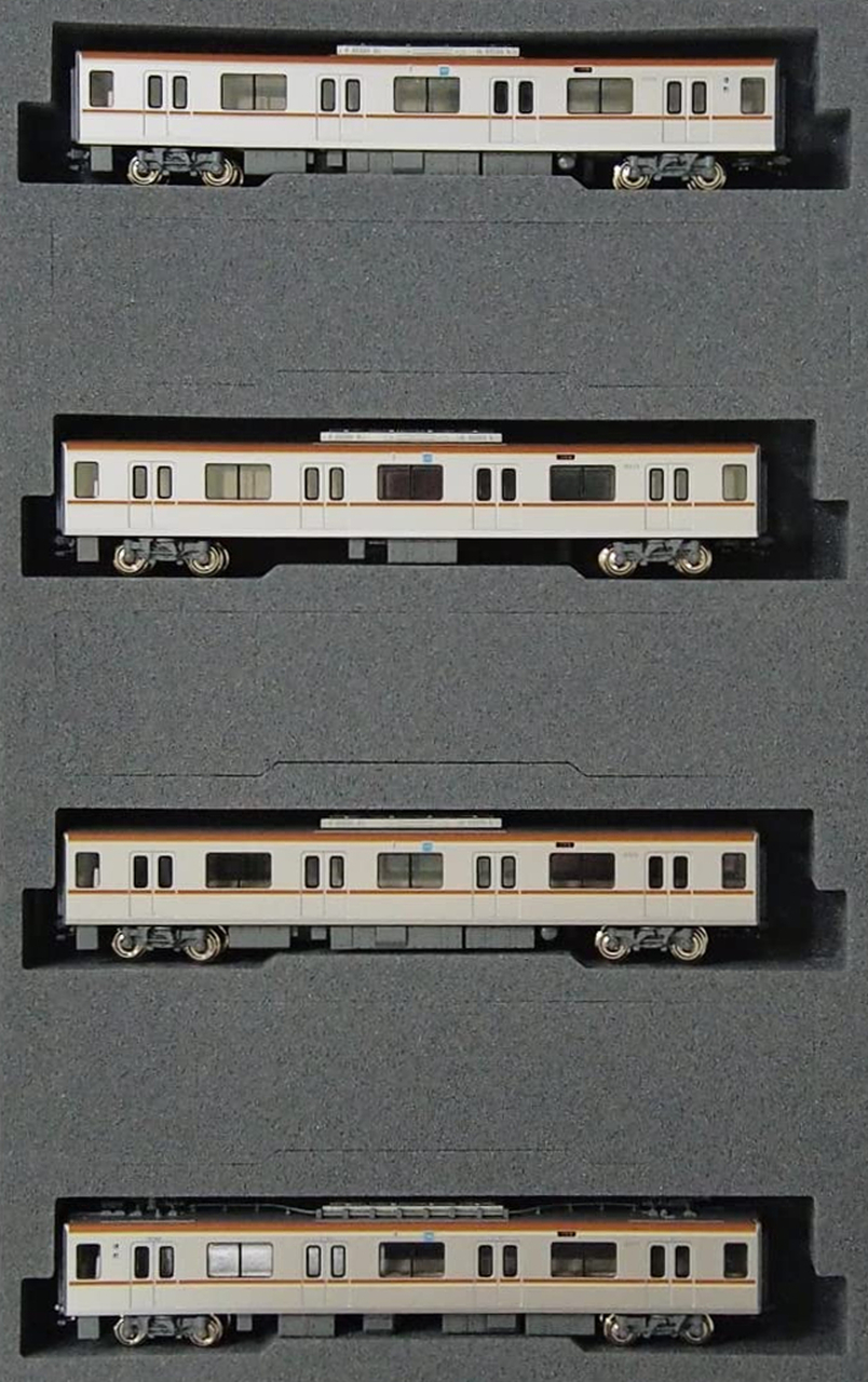 N Scale - Kato - 101260 - Electric Series 10000 - Tokyo Metro - 4-Pack (Add-On Set)