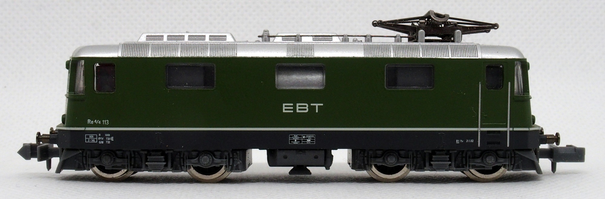 N Scale - De Agostini - Ferrovia del Gottardo-B - Locomotive, Electric, Re 4/4 II - Emmental-Burgdorf-Thun-Bahn - 113