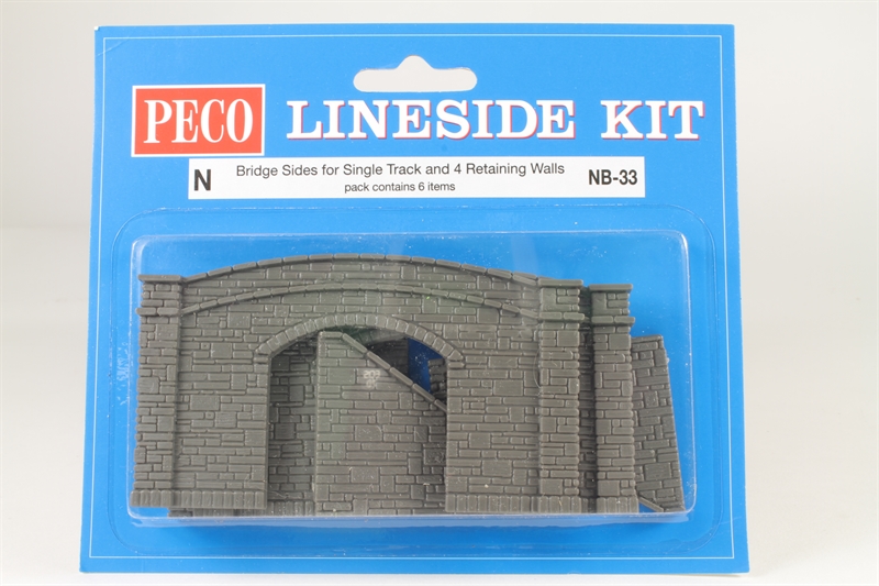 N Scale - Peco - NB-33 - Railroad Structures