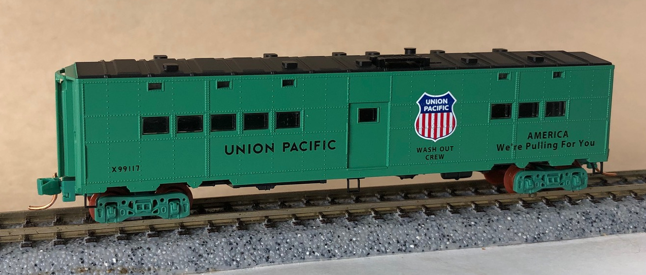 N Scale - Micro-Trains - NSC 05-105 - Passenger Car, Troop Transport - Union Pacific - X99117