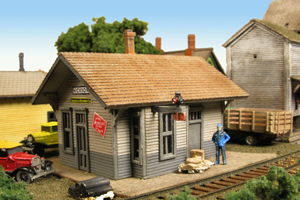 N Scale - Monroe Models - 9210 - Railroad Depot - Railroad Structures - Hickson Depot