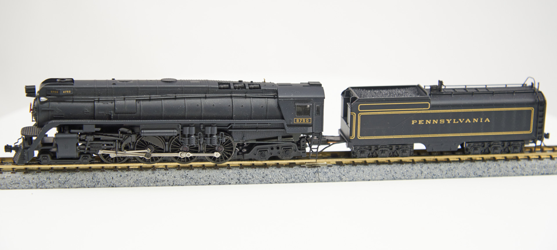 N Scale - Con-Cor - 0001-003882 - Locomotive, Steam, 4-8-4 GS-4 - Pennsylvania - 8750