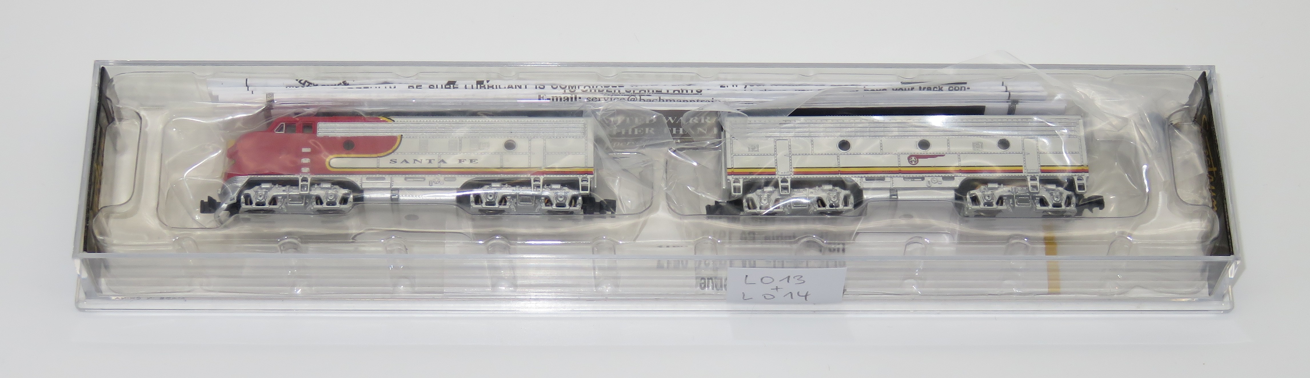 N Scale - Bachmann - 81252 - Locomotive, Diesel, EMD F7 - Santa Fe - Unknown