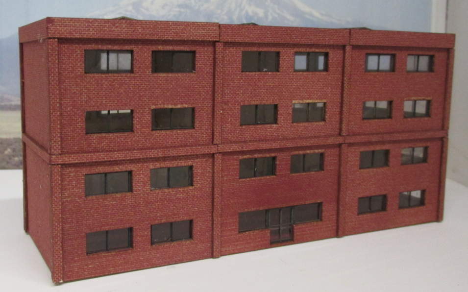 N Scale - RSLaserKits - 3201 - Modular Building System  - Undecorated - Modular Building System Stater Kit (Brick)