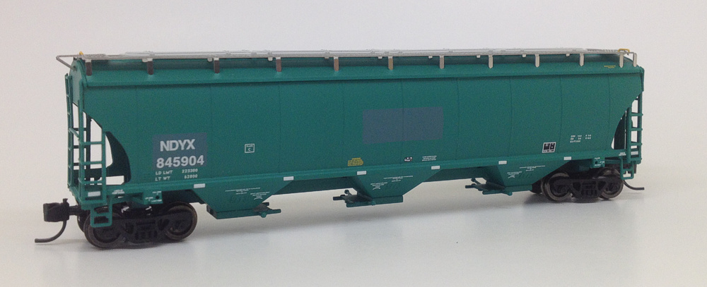 N Scale - InterMountain - PS160166 - Covered Hopper, 3-Bay, Trinity 5161 - First Union Rail - 845999