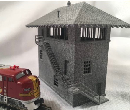N Scale - B&T Model - Tower 55 - Structures. American Old West - Railroad Structures - Tower 55