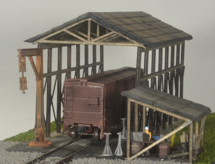 N Scale - The TrainMaster - 5N - Railroad, Repair in Place - Railroad Structures