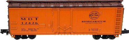 N Scale - Brooklyn Locomotive Works - BLW-1020 - Reefer, Ice, Steel - New York Central - 12426