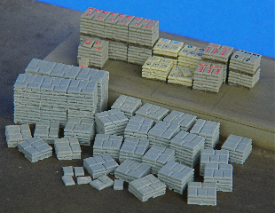 N Scale - Fine N-Scale Products - FNM-590 - Load, Sacks - Undecorated - Stacks O