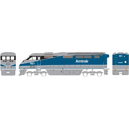 N Scale - Athearn - 15252 - Locomotive, Diesel, EMD F59PHi - Amtrak - 451