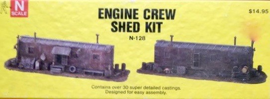 N Scale - Alloy Forms - N-128 - Crew Shed - Undecorated