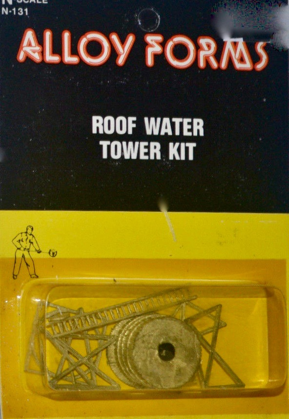 N Scale - Alloy Forms - N-131 - Water Tower - Undecorated