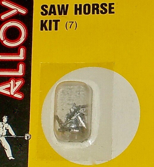N Scale - Alloy Forms - SH-N-87 - Saw Horse - Undecorated