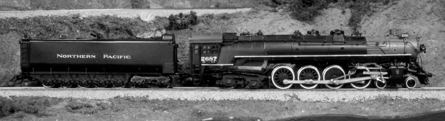 N Scale - Oriental Limited - NP A5 - Locomotive, Steam, 4-8-4 Northern - Northern Pacific - 2687
