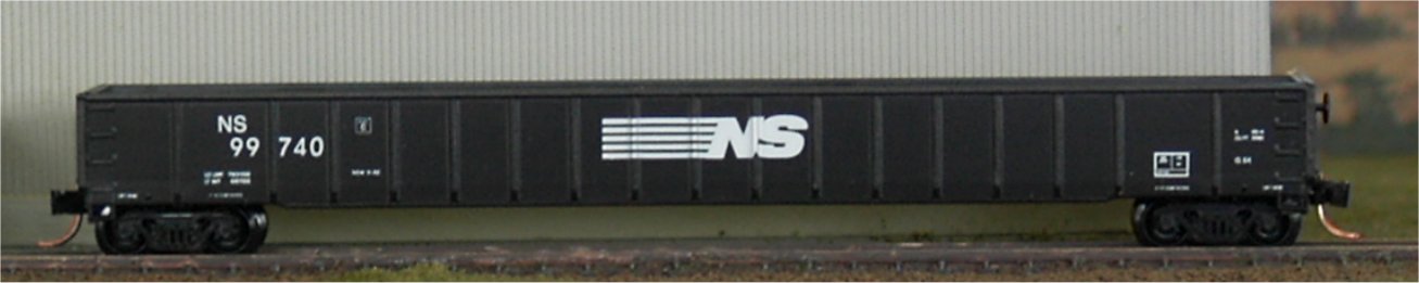 N Scale - LBF Company - 5362 - Gondola, 65 Foot, Mill - Norfolk Southern - 4 Different Available