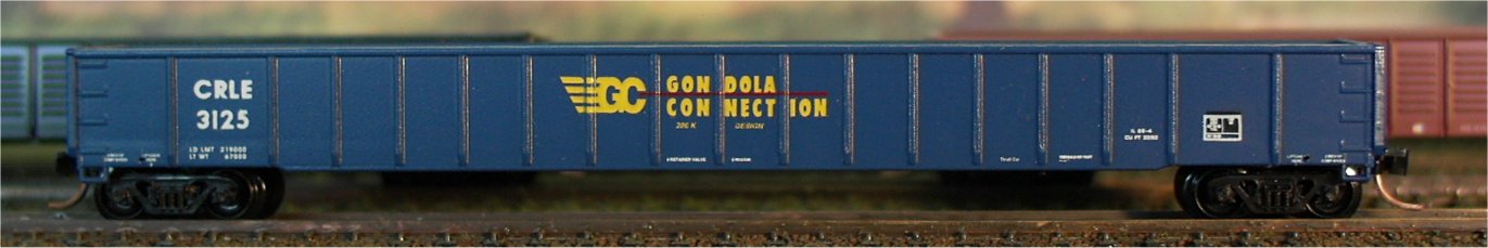 N Scale - LBF Company - 5368 - Gondola, 65 Foot, Mill - Gondola Connection - 4 Different Available