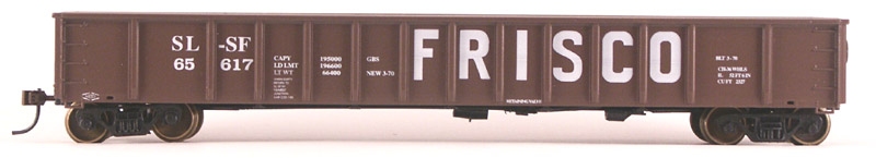 N Scale - LBF Company - 6411 - Gondola, 52 Foot 6 Inch, Mill - Frisco - 12 Different Available