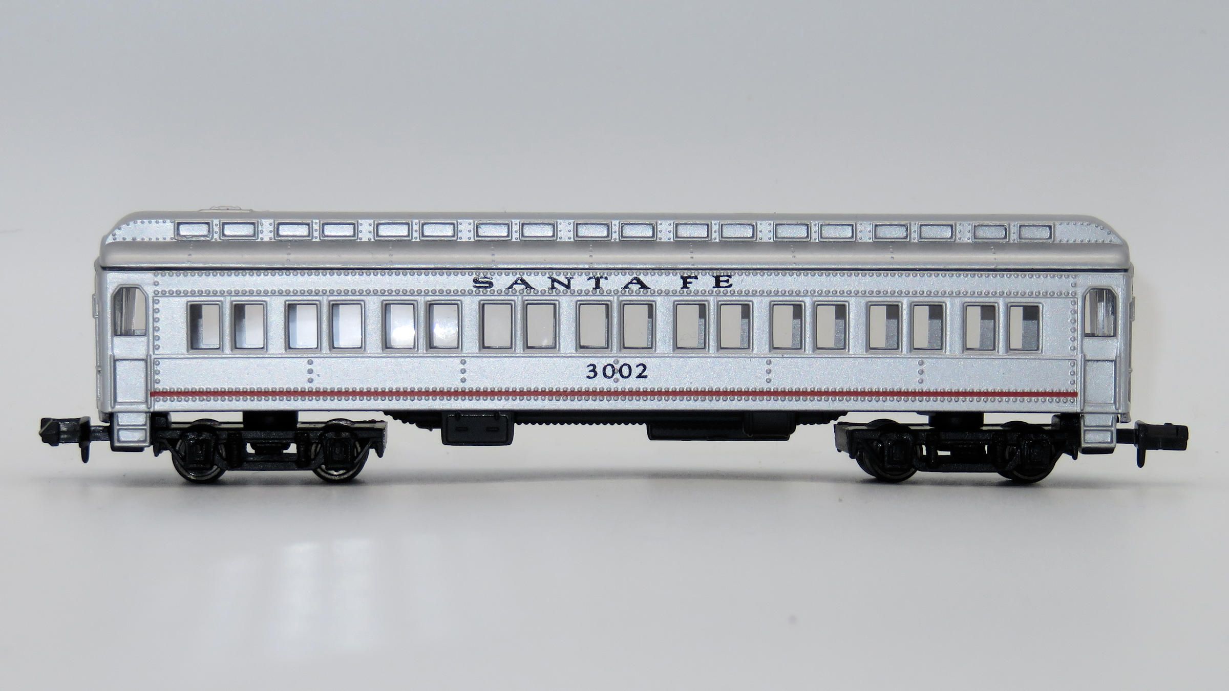 N Scale - Mehano - 52418-B - Passenger Car, Heavyweight, ACF Coach - Santa Fe - 3002