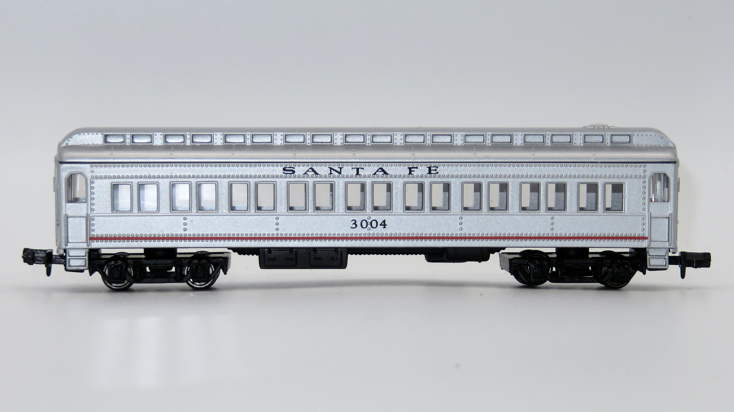 N Scale - Mehano - 52418-C - Passenger Car, Heavyweight, ACF Coach - Santa Fe - 3004
