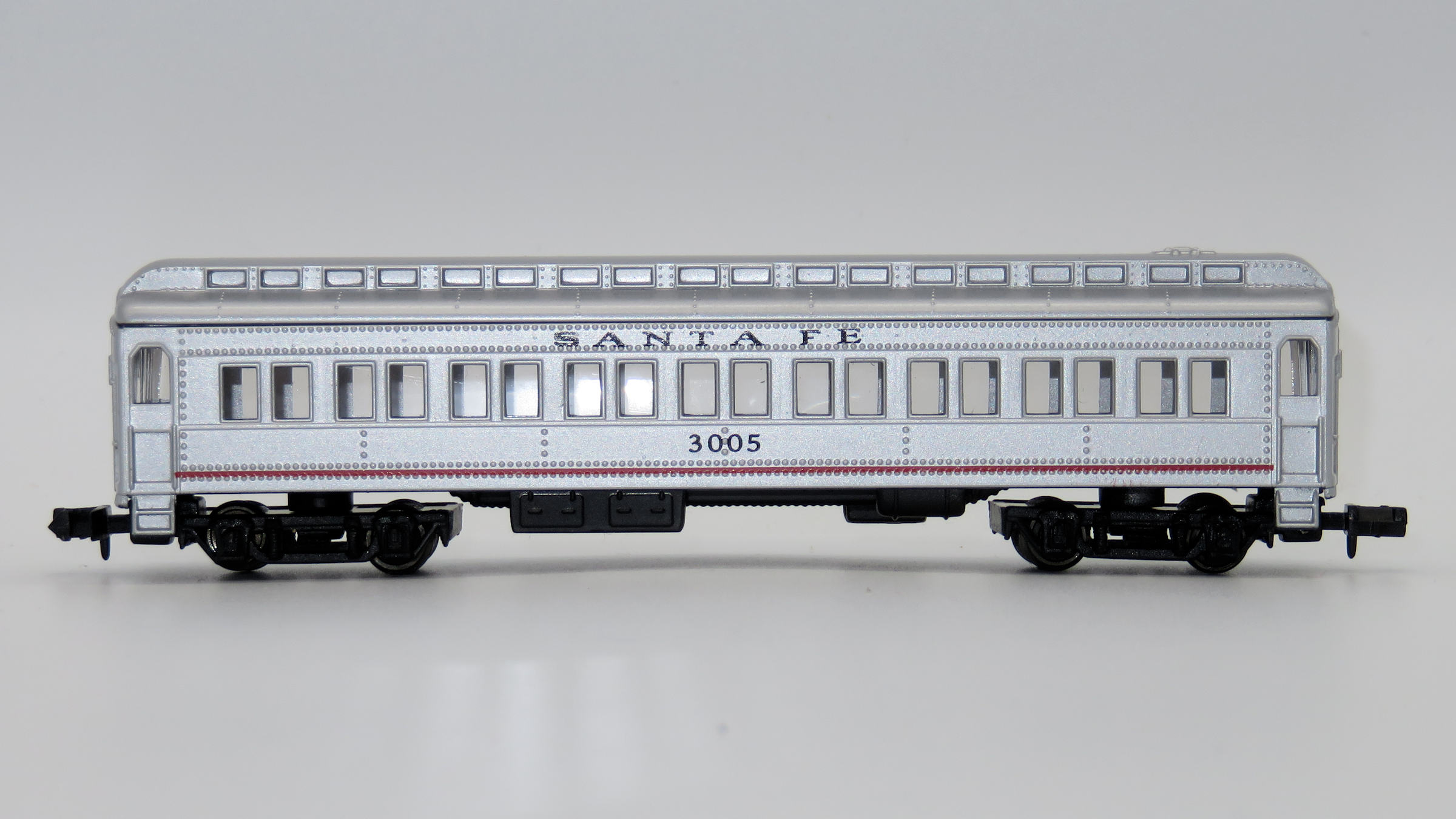 N Scale - Mehano - 52418-D - Passenger Car, Heavyweight, ACF Coach - Santa Fe - 3005